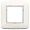 Vimar - 20672.C02 - Placa Round 2M Bright blanco antiguo