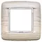 Vimar - 20672.C32 - Placa Round 2M Wood roble blanco