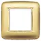 Vimar - 20672.G21 - Round plate 2M Galvan.satin gold