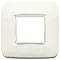 Vimar - 20677.B01 - Round plate 2M BS Bright arctic white