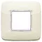 Vimar - 20677.C02 - Round plate 2MBS Bright antique white