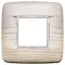 Vimar - 20677.C32 - Placa Round 2MBS Wood roble blanco