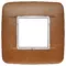 Vimar - 20677.C35 - Placa Round 2MBS Wood nogal italiano