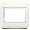 Vimar - 20678.B01 - Round plate 3M BS Bright arctic white