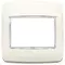 Vimar - 20678.C01 - Round plate 3MBS Bright arctic white