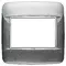 Vimar - 20678.C09 - Round plate 3MBS Bright Atlantic grey