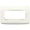 Vimar - 20679.B01 - Round plate 5M BS Bright arctic white