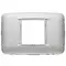 Vimar - 20682.C13 - Plaque Round 2Mcentr Bright argent mat