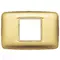 Vimar - 20682.G21 - Round plate 2centM Galvan.satin gold