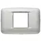 Vimar - 20682.N13 - Plaque Round 2Mcen.Bright argent mat