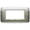 Vimar - 20684.C08 - Placa Round 4M Bright titanio