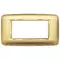 Vimar - 20684.G21 - Round plate 4M Galvan.satin gold