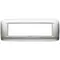 Vimar - 20687.C23 - Round plate 7M Galvan.satin chrome