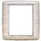 Vimar - 20698.C32 - Plaque Round 8M Wood rouvre blanc