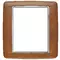 Vimar - 20698.C35 - Placa Round 8M Wood nogal italiano