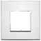 Vimar - 21642.01 - Plaque 2M aluminium brillant