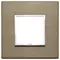 Vimar - 21642.05 - Plate 2M aluminium dark bronze