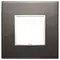 Vimar - 21642.06 - Plate 2M aluminium black sapphire