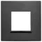 Vimar - 21642.18 - Plaque 2M aluminium noir total