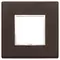 Vimar - 21642.22 - Plate 2M leather tobacco