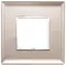 Vimar - 21642.75 - Placa 2M cristal espejo bronce