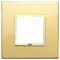 Vimar - 21642.G09 - Placa 2M aluminio oro pulido