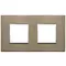 Vimar - 21643.05 - Plaque 4M (2+2) entraxe71 bronze foncé