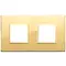 Vimar - 21643.G09 - Plate 4M (2+2) 71mm polished gold