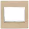 Vimar - 21648.32 - Plaque 3M BS bois rouvre blanc