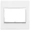 Vimar - 21648.41 - Plaque 3M BS Corian blanc glacier ice