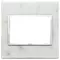 Vimar - 21648.51 - Plaque 3M BS pierre blanc Carrara