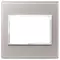 Vimar - 21648.73 - Plaque 3M BS cristal gris perle