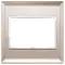 Vimar - 21648.75 - Placa 3M BS cristal espejo bronce