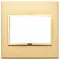 Vimar - 21648.G10 - Plate 3M BS satin gold