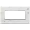 Vimar - 21649.51 - Plaque 5M BS pierre blanc Carrara