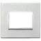 Vimar - 21653.02 - Plate 3M aluminium Next grey