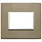 Vimar - 21653.05 - Plate 3M aluminium dark bronze