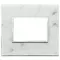 Vimar - 21653.51 - Plaque 3M pierre blanc Carrara