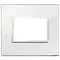 Vimar - 21653.70 - Placa 3M cristal blanco diamante