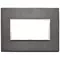 Vimar - 21654.03 - Plaque 4M aluminium gris lave