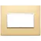 Vimar - 21654.10 - Plate 4M aluminium satin gold