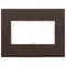 Vimar - 21654.22 - Plate 4M leather tobacco