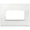 Vimar - 21654.70 - Plaque 4M cristal blanc diamant