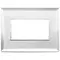 Vimar - 21654.72 - Plaque 4M cristal argent ice