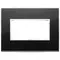 Vimar - 21654.76 - Plate 4M crystal black diamond