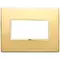 Vimar - 21654.G09 - Plate 4M aluminium polished gold