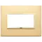 Vimar - 21654.G10 - Placa 4M aluminio oro satinado