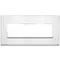 Vimar - 21657.01 - Placca 7M alluminio brillante