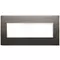 Vimar - 21657.06 - Plaque 7M aluminium noir saphir