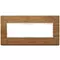 Vimar - 21657.31 - Plate 7M wood Italian walnut